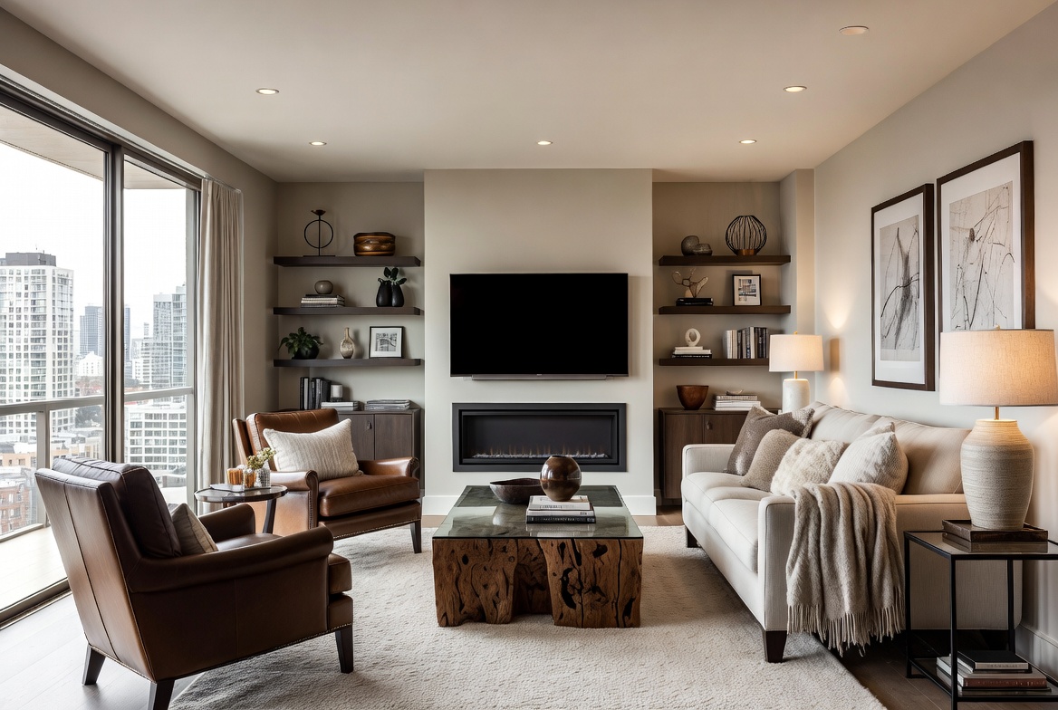 un intérieur urbain chic