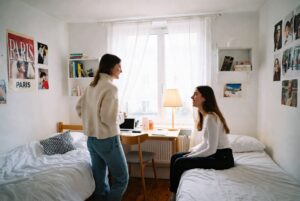 deux femme colocataires
